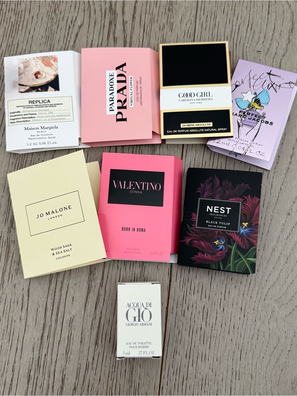 Assorted Designer Fragrance Sample Bundle
